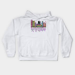 Fanfiction Tropes Bookshelf Kids Hoodie